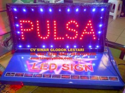 Lampu LED PULSA LED Sign Advertising